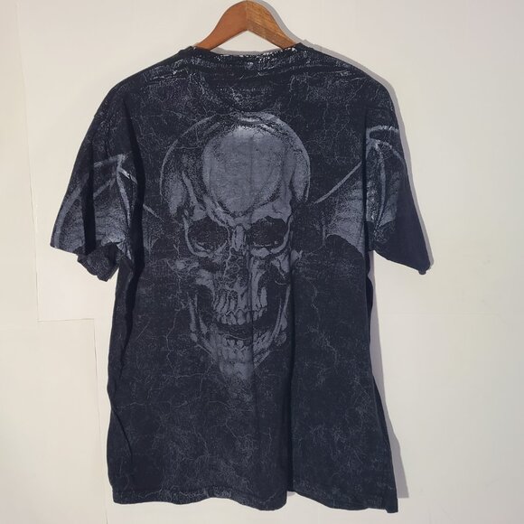 Avenged Sevenfold Electric Circus Black AOP 2XL T-Shirt Metal AX7 - Picture 2 of 5